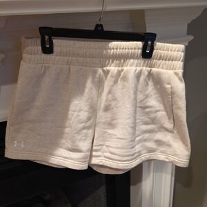 Under Armour Women's Athletic Cream Shorts